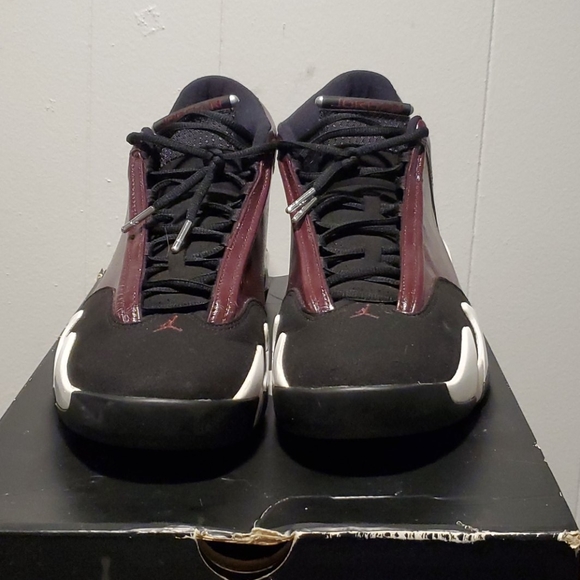 burgundy jordan 14